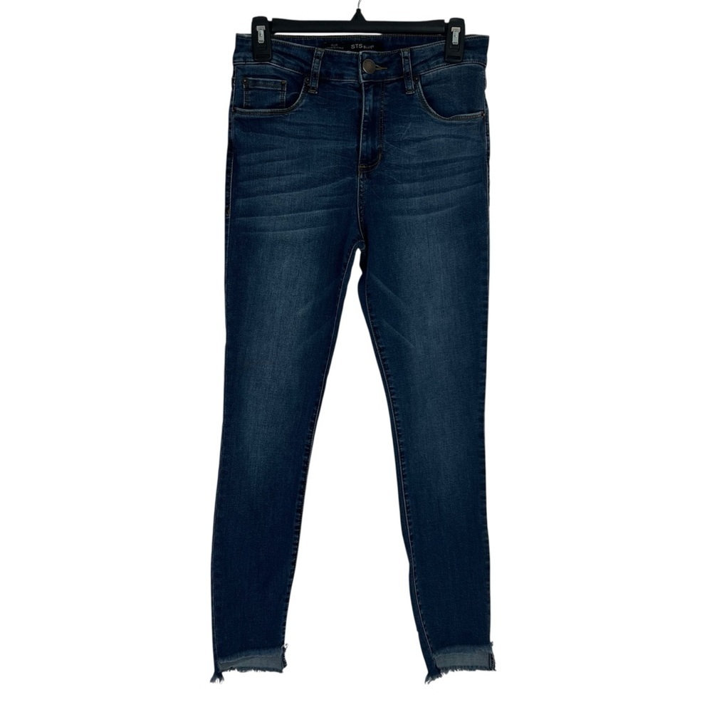 STS Blue Ellie Women’s Blue Jeans Sz 28 (6) High Rise Ankle Distressed Stretch